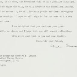Letter: 1958 May 17