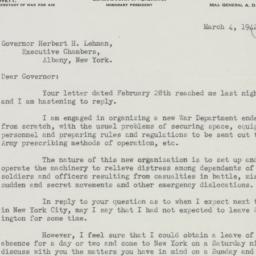 Letter: 1942 March 4