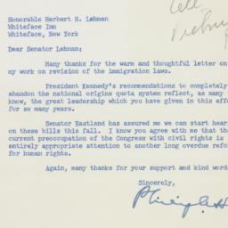 Letter: 1963 August 19