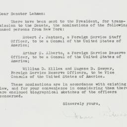Letter: 1952 March 28
