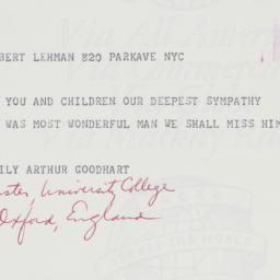 Letter: 1963 December 6