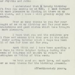 Letter: 1956 April 4