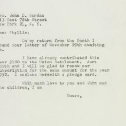 Letter: 1951 December 14