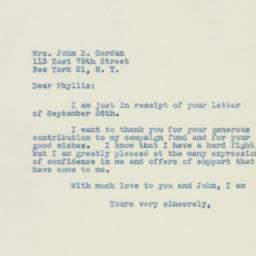 Letter: 1949 September 28