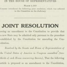 Pamphlet: 1953 March 9