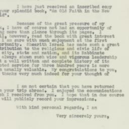 Letter: 1956 April 16