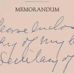 Memorandum: n.d.