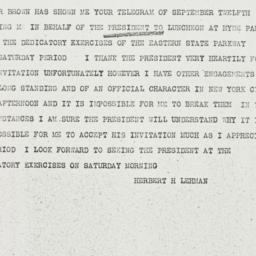 Telegram: 1936 September 15