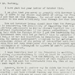 Letter: 1935 October 29