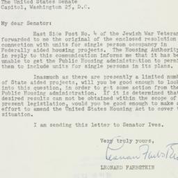 Letter: 1954 December 24