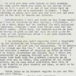 Letter: 1963 April 27