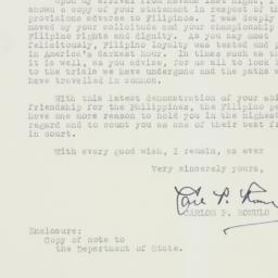 Letter: 1952 May 22