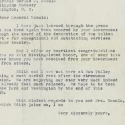 Letter: 1954 September 17