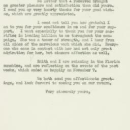 Letter: 1950 November 14