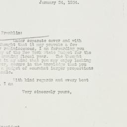 Letter: 1934 January 24