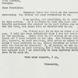 Letter: 1932 May 10