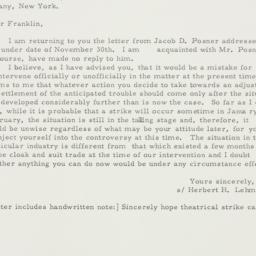 Letter: 1929 December 17