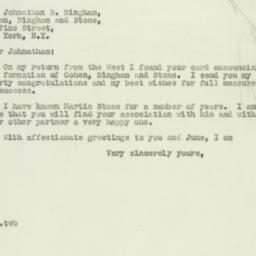 Letter: 1947 January 13