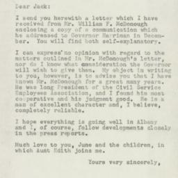 Letter: 1955 February 1