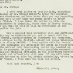 Letter: 1931 October 19