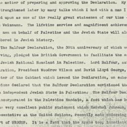Speech: 1947 November 3