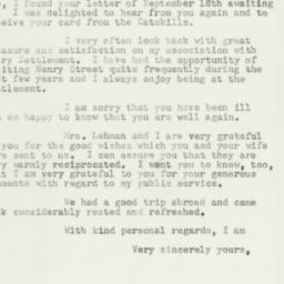 Letter: 1955 October 13