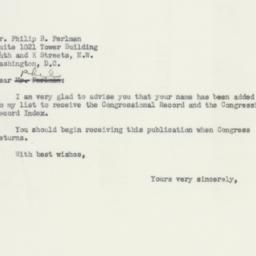Letter: 1953 December 29