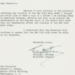 Letter: 1952 March 7