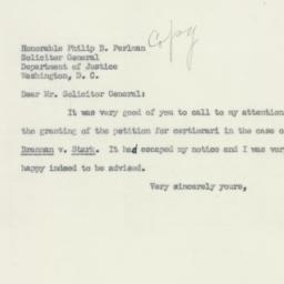 Letter: 1951 April 26
