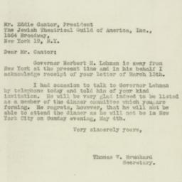 Letter: 1947 March 15