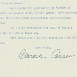 Letter: 1955 January 28