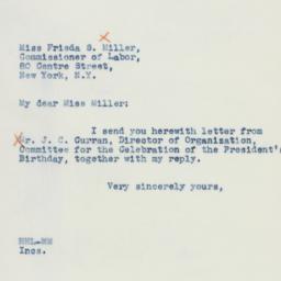 Letter: 1941 November 19
