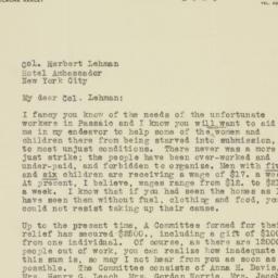Letter: 1926 March 19