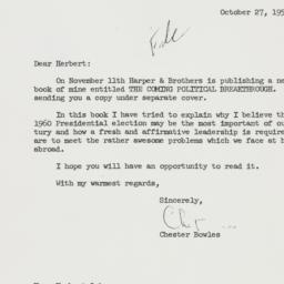 Letter: 1959 October 27