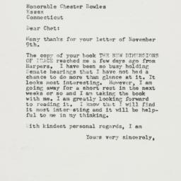 Letter: 1955 November 19