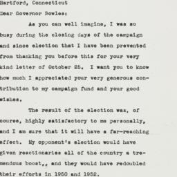 Letter: 1949 November 16