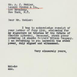 Letter: 1941 July 11