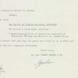 Letter: 1940 October 3
