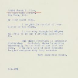 Letter: 1940 May 14