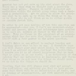 Letter: 1937 October 27