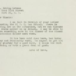 Letter: 1948 February 2