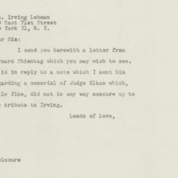 Letter: 1948 December 2