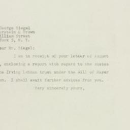 Letter: 1948 August 16
