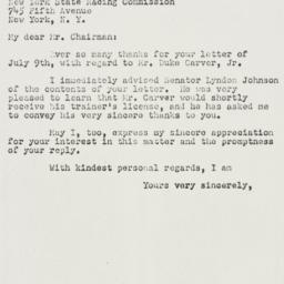 Memorandum: 1951 July 12