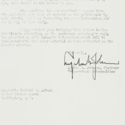 Letter: 1952 February 29