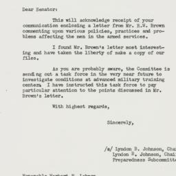 Letter: 1951 August 15