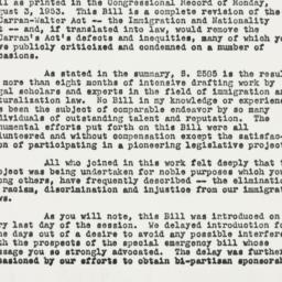 Letter: 1953 August 13