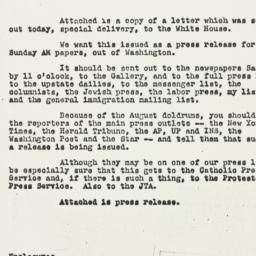 Memorandum: 1953 August 13