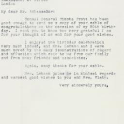 Letter: 1958 April 5