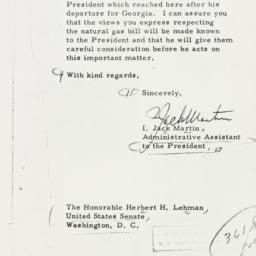 Letter: 1956 February 15